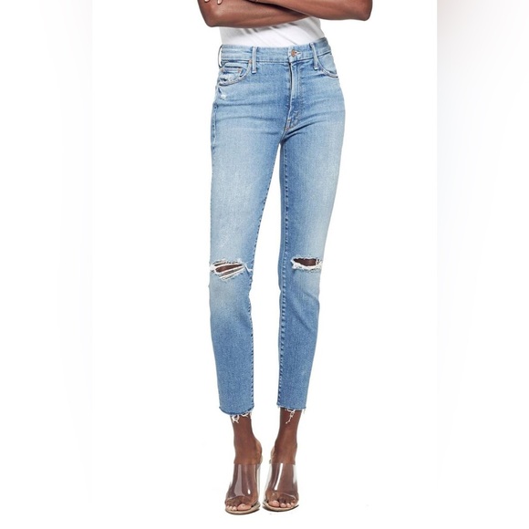 Mother High Waisted Looker Ankle Fray sz 30 - Picture 2 of 14